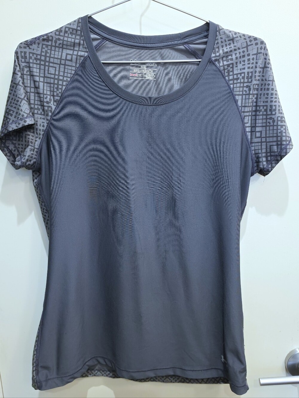 Under Armour Short-Sleeve Active Tee - Gray Patterned